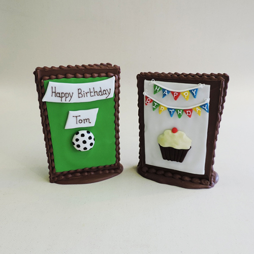 Chocolate cards one of our many popular gifts